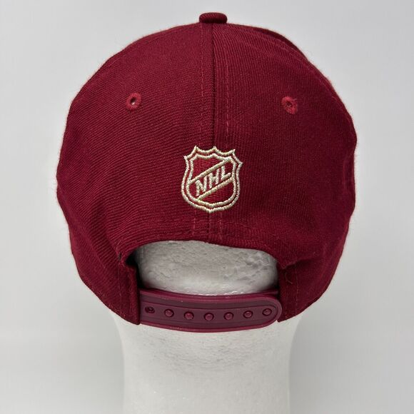 Chicago Blackhawks Hat Cap New Era NHL Hockey 6 Panel Wool Snapback Maroon Red - Picture 3 of 13